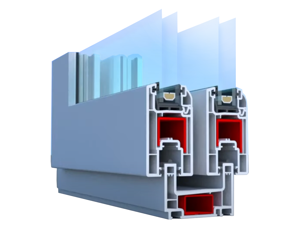 Patio door uPVC profile