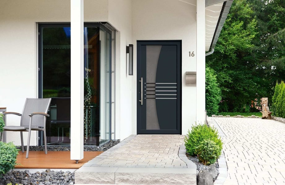 uPVC entrance door