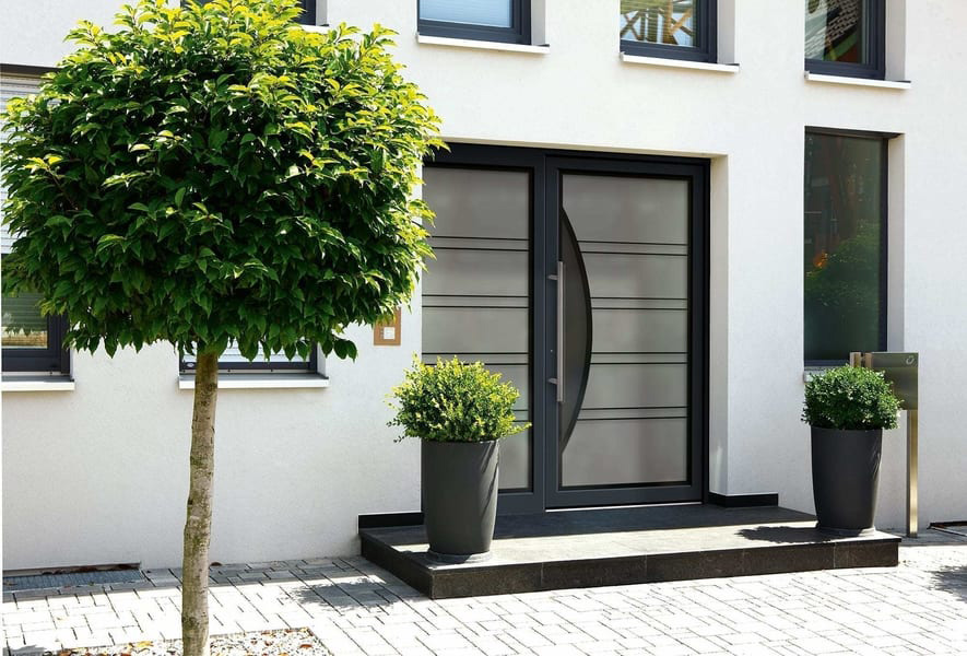 uPVC entrance door