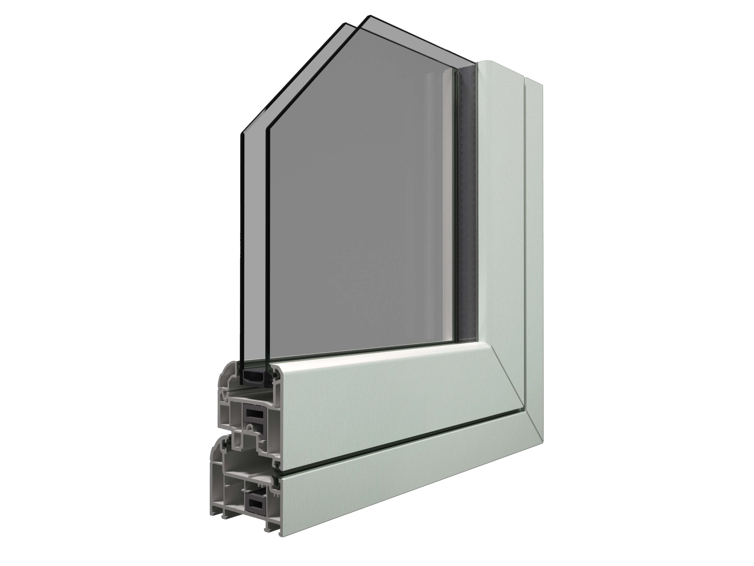 Flush casement window