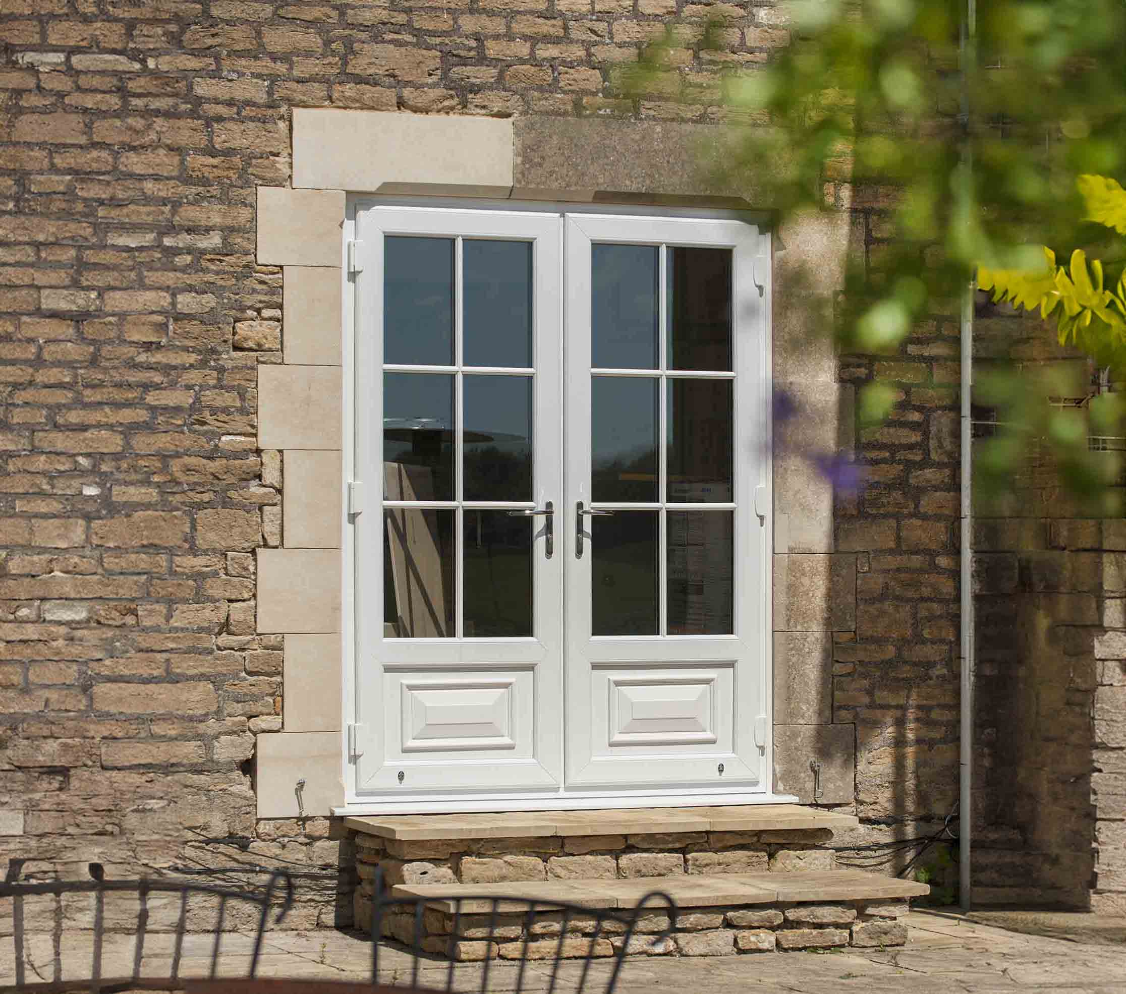 French uPVC door