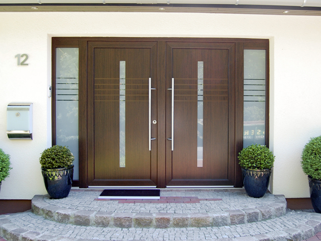 Double front door