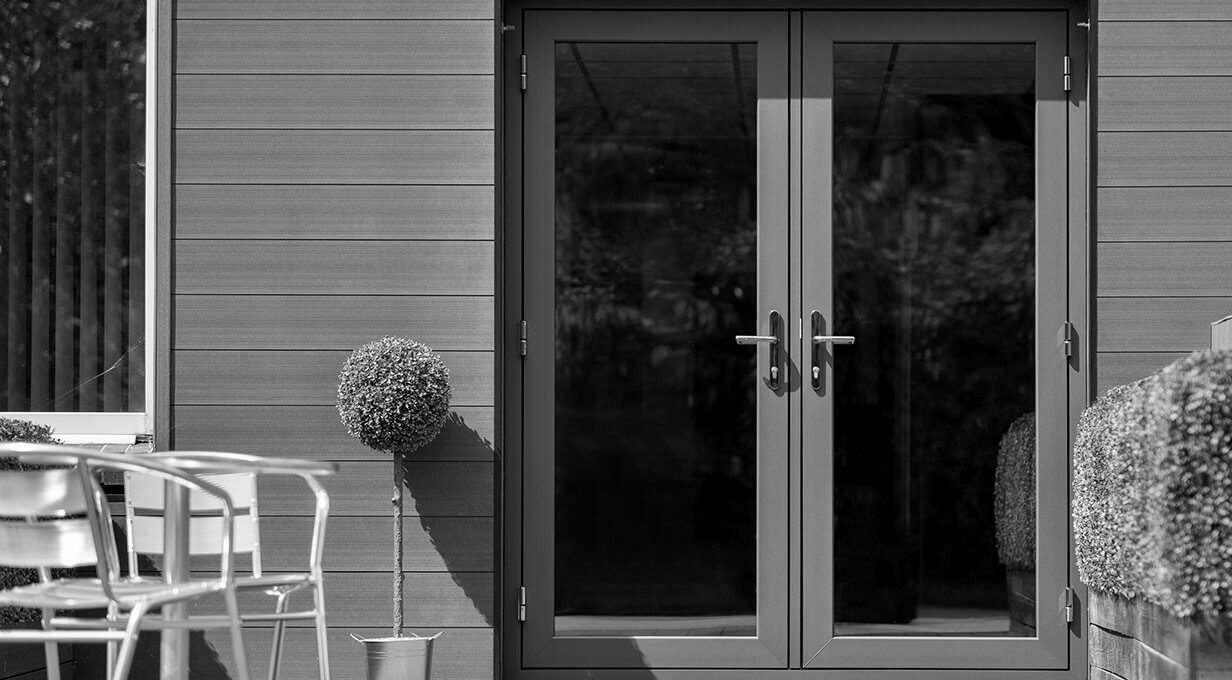 Flush french door