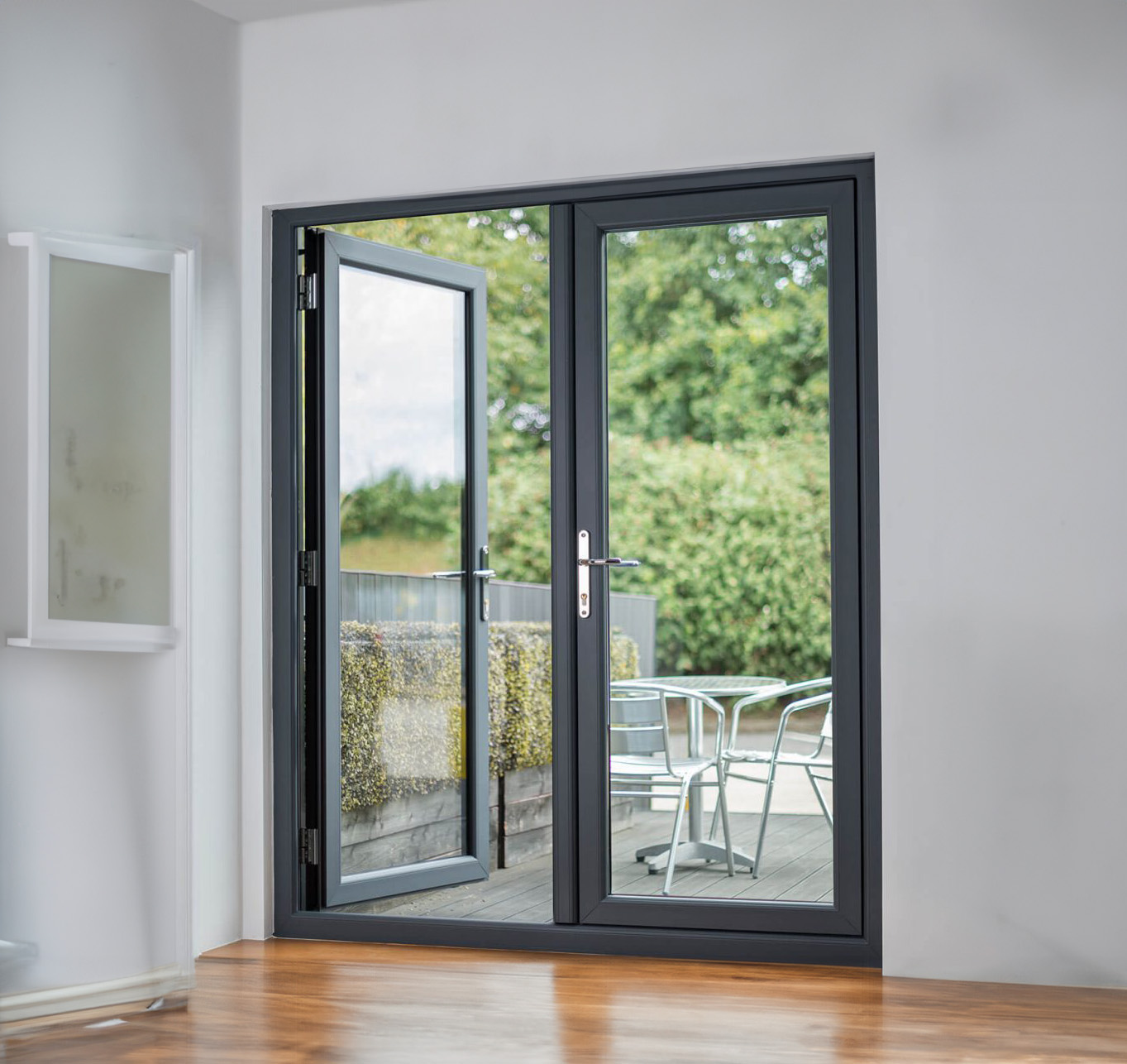 Flush french doors