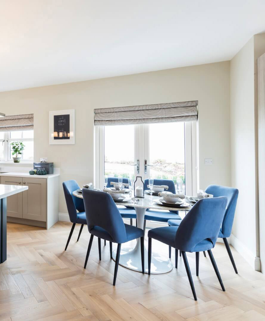 White uPVC french doors