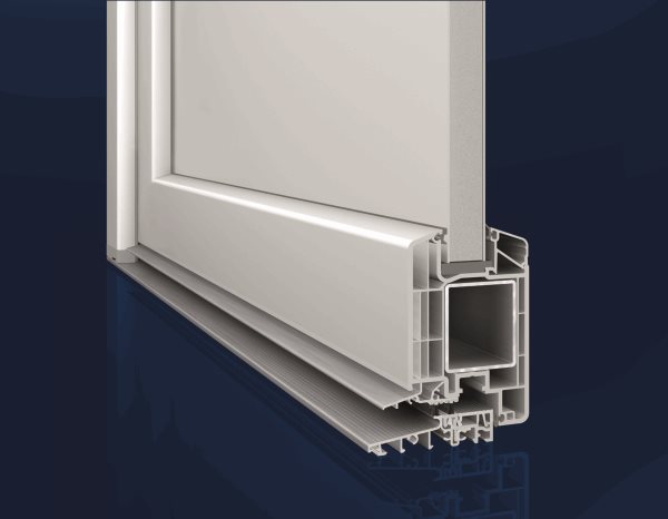 Entrance door uPVC profile